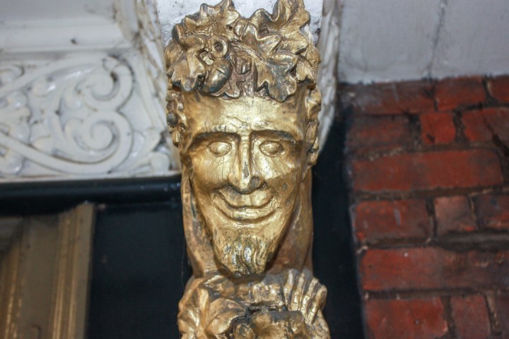 a statue on a building